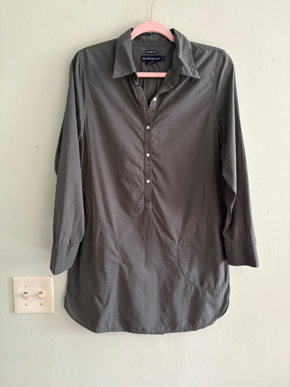 Island Company Charcoal Vagabond Shirt mini S